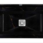 سینک گرانیتی مشکی رگه طلایی /مدل :ds3603-80