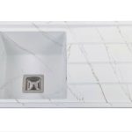 سینک گرانیتی سفید رگه دار /مدل ds3604-80