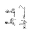 ست شیرآلات کروم مدل قاصدک/برند مایا