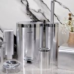 ست 5 پارچه اکسسوری / مدل کروم خش دار